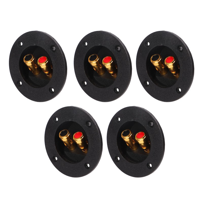 5Pcs 2 Way Stereo Speaker Box Terminal Cup Double Binding