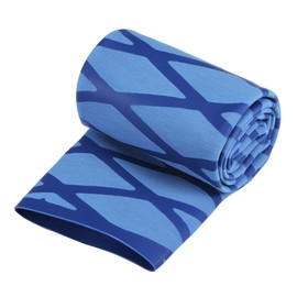 sourcing map Heat Shrink Wrap Tubing for Fishing Rod Grips Handle, 40mm Dia 65mm Flat 1.6ft 2:1 rate, Blue