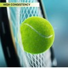 Cosco All Court Tennis Ball, Pack of 3, Yellow Light