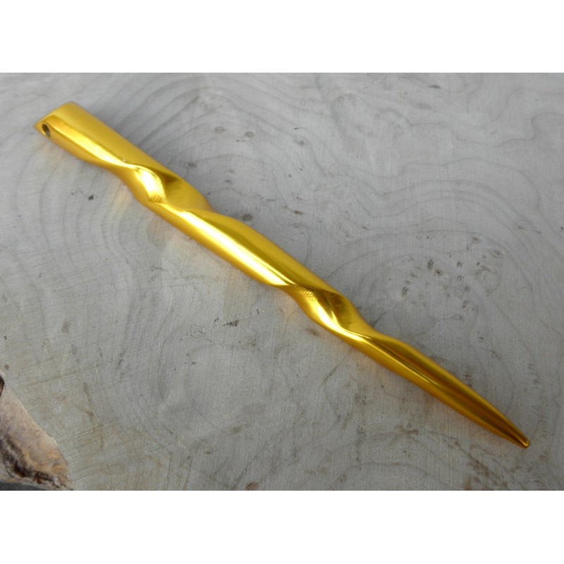 JWL HAWNKOA PRODUCTS (1) Anodized Aluminum Conical Spiral 6" Hair