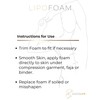 PSGoodLife 3 Pack Lipo Foam Post Surgical Liposuction Pads for