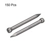sourcing map Finishing Nails 150pcs 25mm 1 Inch Hand-Drive Hardware