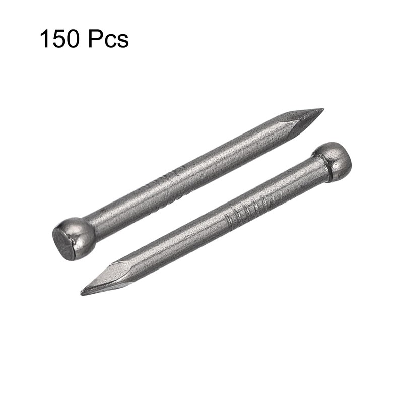 sourcing map Finishing Nails 150pcs 25mm 1 Inch Hand-Drive Hardware