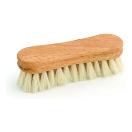 Cepillo Para Cara Con Pelo De Cabra Blanco