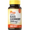 Sundance Sambucus Black Elderberry Capsules | 100 Count | Non-GMO