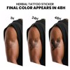 Tattoo Tech, 2 Sheets Large Semi Permanent Tattoo, Develops Fully