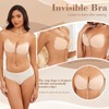 Sticky Adhesive Push-Up Invisible Strapless Bras for Women - 2