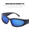 YUNBLL&KO Y2K Sunglasses for Men Women Trendy Wrap Around Sun
