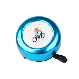 NKlaus 16206 Bicycle Bell for Boys 5.5 cm Blue with Guardian Angel Motif