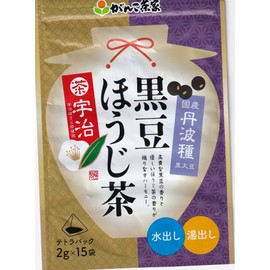 Ganko Chaya Japanese Black Bean Roasted Tea, 0.07 oz (2 g) x 15 Packets