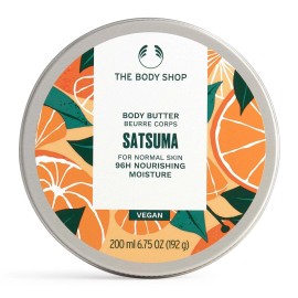 The Body Shop Satsuma Body Butter 6.75 Ounce Moisturizer Vegan 96 Hour Hydration