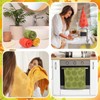 Oudain 3 Pcs Thanksgiving Fall 3D Jacquard Hand Towels Set