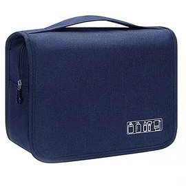 Kit de Aseo para Colgar, Organizador Cosmtico de Viaje, Bolsa de Aseo Colgante para Accesorios de Viaje (Artculos de Tocador Bao, Afeitado y...       