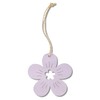DARO DEKO Wooden Decorative Hanging Flowers 24 Pieces 7 cm