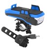 Bike Headlight Multifunction USB Charging Convenient Portable Bicycle Warning Light