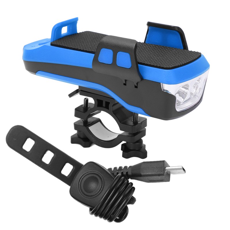 Bike Headlight Multifunction USB Charging Convenient Portable Bicycle Warning Light
