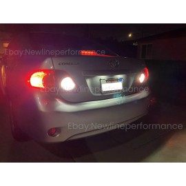 Newlineperformance White Reverse Back Up Bright LED Bulbs For Toyota Corolla 2009-2013 (2 Bulbs)