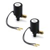 QWORK Air Horn Solenoid Valve, 2 Pack 1/4" NPT 12V