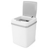 QWORK® Automatic Sensor Trash Can Touchless Motion Sensor Bin with
