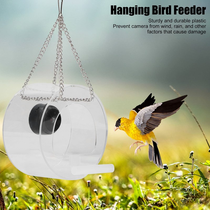 Smart Camera Bird Feeder Real Time Monitoring Hanging Bird Feeders