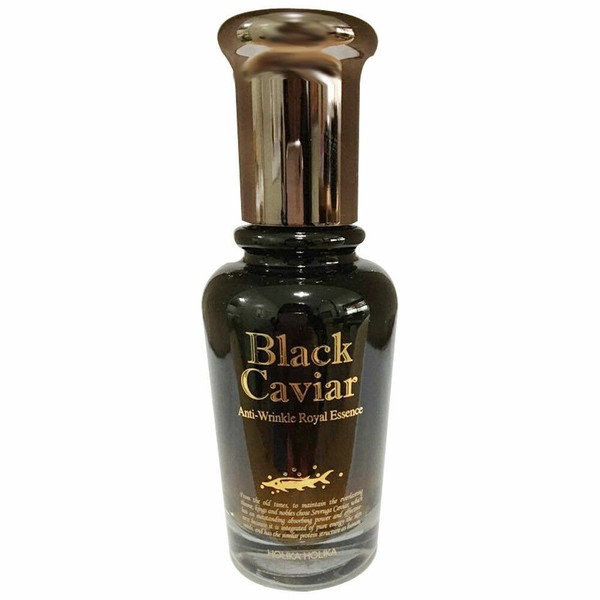 Holika Holika Black Caviar Anti-Wrinkle Royal Essence 45ml Free gifts