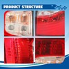 SHINESELL LED Tail Light Fit for 2011-2016 Chrysler Town &