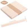 100Pcs Popsicle Sticks - 4.5 Inch Craft Sticks Ice Cream