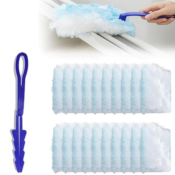 ADKOT Pack of 20 Dust Magnet Duster Microfibre Dusters with