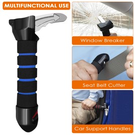 MeoZynxadril Exit Aid, Entry Aid, Car Support Handle, Support Handle, Multifunctional Handle, Car Door, Mobility Aid Car, Window Breaker for Seniors, Disabled People