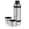 Arendo - Thermos Flask 1 Litre Stainless Steel - with