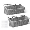 GRANNY SAYS Wicker Hanging Basket, 2 Pack Storage Baskets for