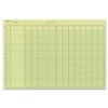 National Analysis Pad, 13 Columns, Green Eye-Ease Paper, Numbered Lines,