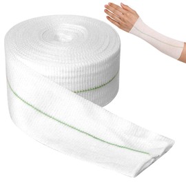 Tubular Bandage Elastic Sport Bandage 2inch x 32.8 feet Reusable Bandage Sleeve Stretch Dressing Retainer Tubular Elastic Gauze Bandage Stockinette Tubing for Arm Knees Legs