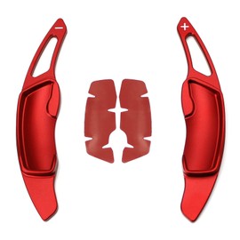 iJDMTOY Aluminum Paddle Shifter Extensions Compatible with Subaru BRZ Impreza WRX Legacy XV Crosstrek Red Matte Finish