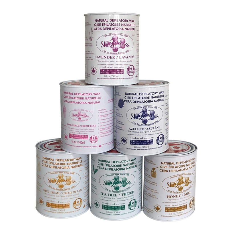 Sharonelle Soft Wax All Purpose Natural Depilatory Canned Wax((1 pcs,