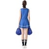 ThreeH Cheerleader Uniform No Pom Pom - blue