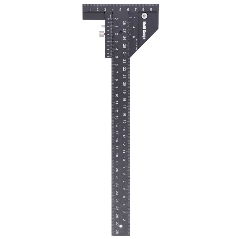 Woodworking Scribing Ruler Marking Measuring Gauge Tshaped Multifunctional Carpentry Tool