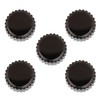 5pcs Watch Crown Steel Watch Head Repairing Parts Replacement Accessories