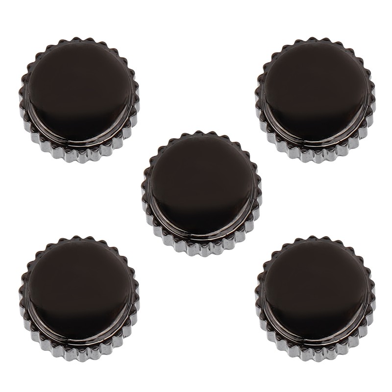 5pcs Watch Crown Steel Watch Head Repairing Parts Replacement Accessories