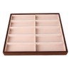 Sunglass Display Case Ecofriendly 37×33×4 Sunglass Box 10 Grids Modern