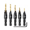 MUXSAM 1/4 inch Hex Shank Countersink Drill Bit Power Tools