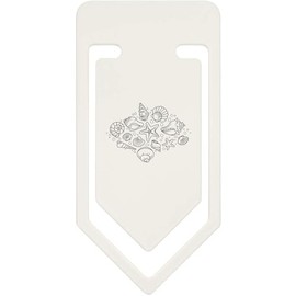 91mm 'Beautiful Seashells' Large Plastic Paper Clip (CC00097160)