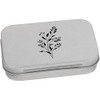 Azeeda 95mm 'Herbal Plant Silhouette' Metal Hinged Tin/Storage Box (TT00282072)
