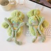 Cartoon Plush Gloves Neck Hangable Furry Mittens Windproof Thicken Hand