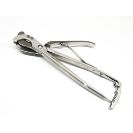 Reimer Emasculator Double Crush with Rachet 12" Overall Length Stainless Steel Veterinary
