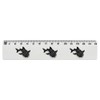 'Cute Whale Shark' 15cm (6 Inch) White Plastic Ruler (RL00086115)