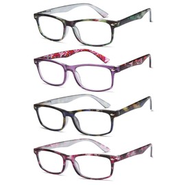 YTDNS Reading Glasses for Women/Men, Eyeglasses, Blue Light Readers for Women/Men, Computer Eye Glasses, Cheaters, Stylish Colorful Frame