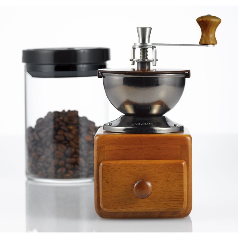 HARIO MCN-300B Coffee Canister L Black