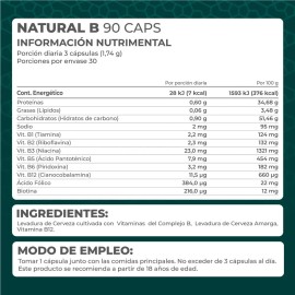 Natural B (90 Caps) Pronat                                                                                                                            
