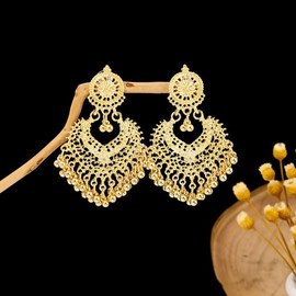 Jhumka Earrings for Women Indian Earrings Boho Tassel Drop Earrings Bohemian Dangle Earrings Indian Jewellery for Women Weddings Parties